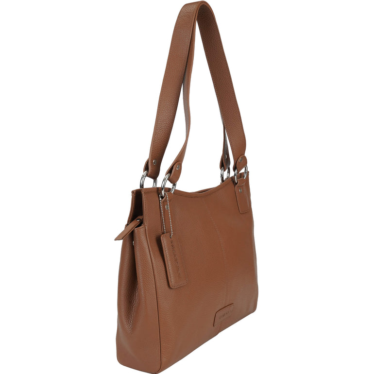 Mancini Pebbled Kelsea Shoulder Bag
