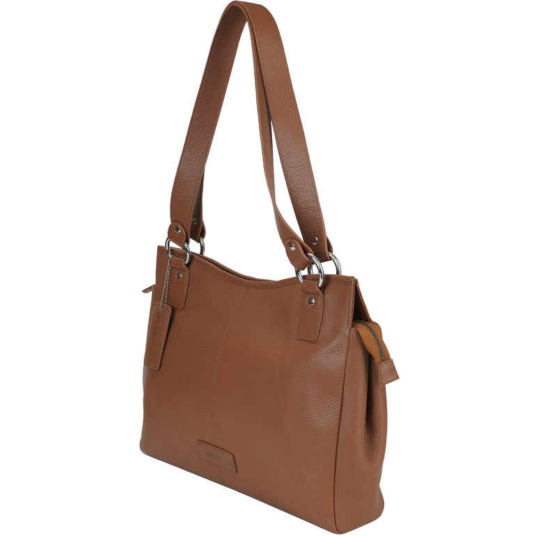 Mancini Pebbled Kelsea Shoulder Bag