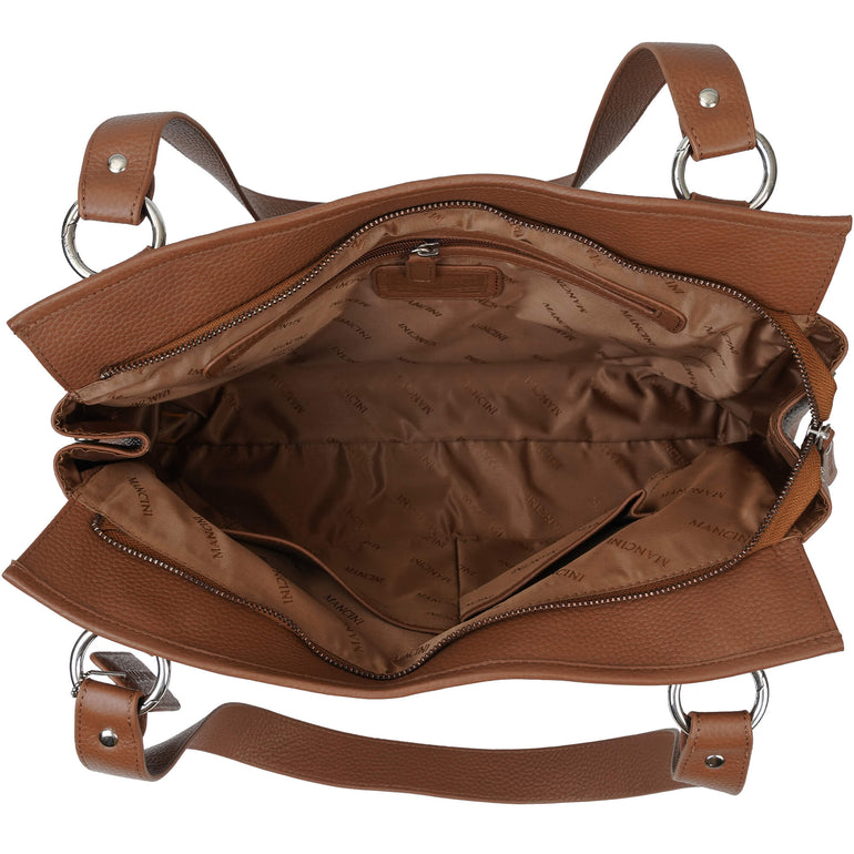 Mancini Pebbled Kelsea Shoulder Bag