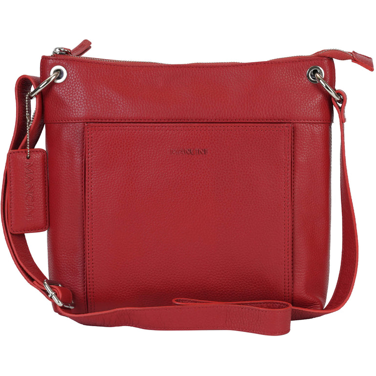Mancini Pebbled Trish Sac bandoulière avec organiseur