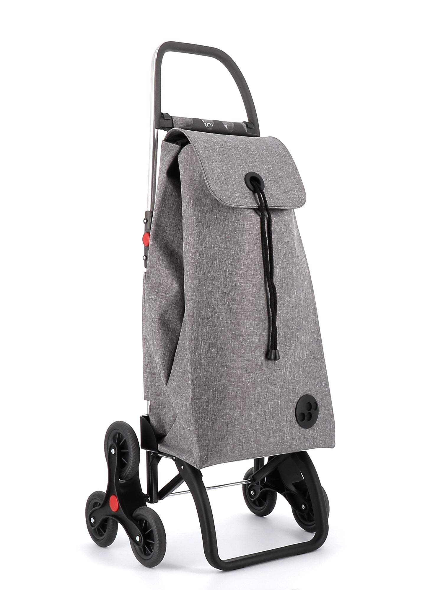 Rolser I-Max Tweed Chariot pliable à 6 roues pour escaliers