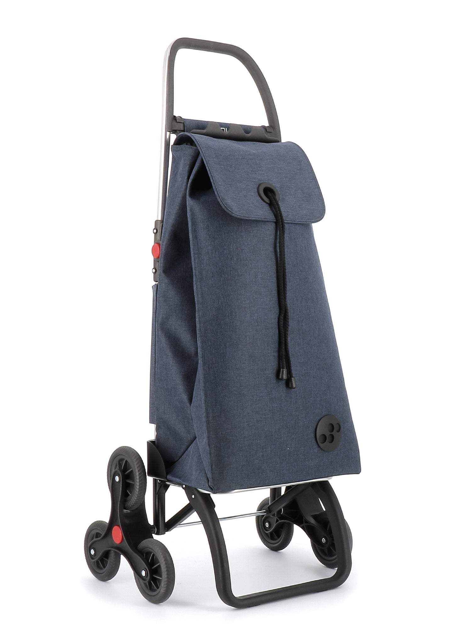 Rolser I-Max Tweed Chariot pliable à 6 roues pour escaliers