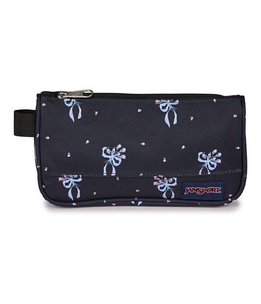 JanSport Medium Accessory Pouch - Pastel Petals Black