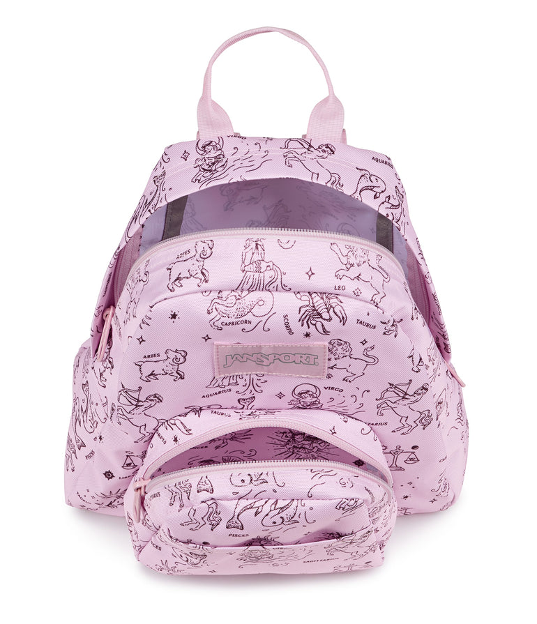 JanSport Half Pint Mini Backpack - Horoscope Horizons Pink Ice