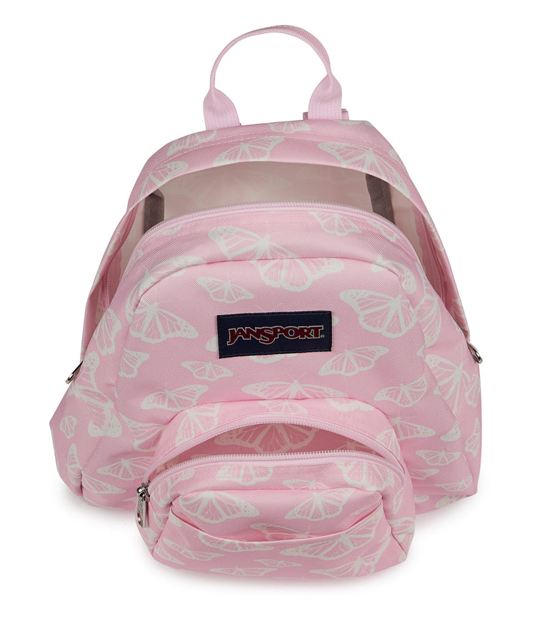 JanSport Half Pint Mini Backpack - Flutter By Pink