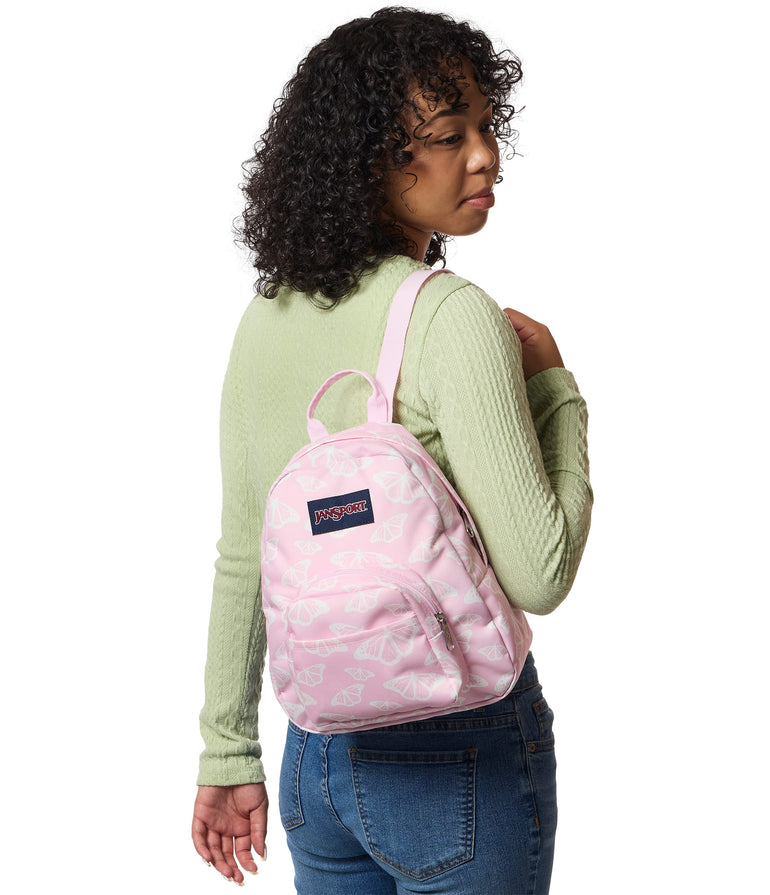 JanSport Half Pint Mini Backpack - Flutter By Pink