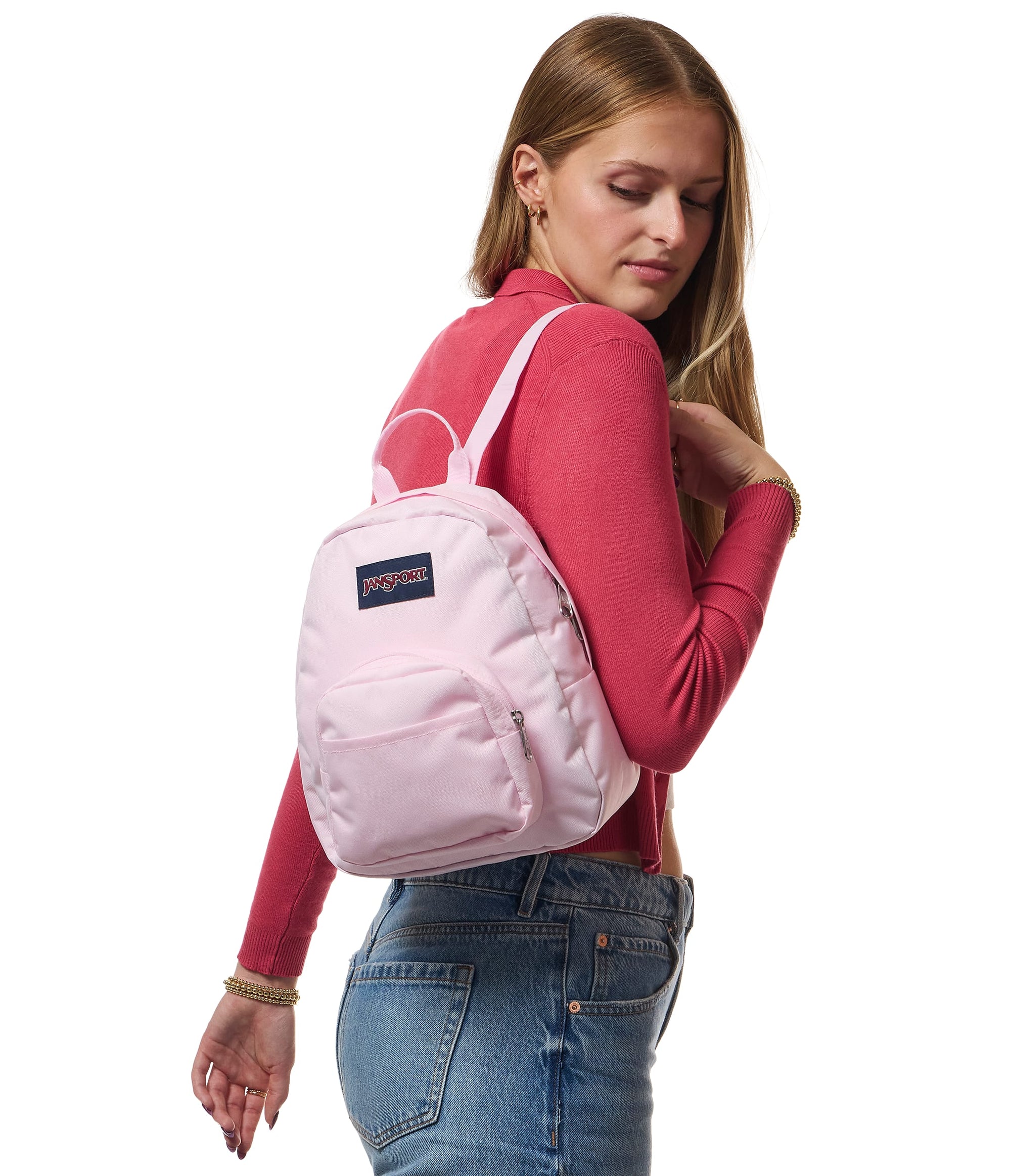 JanSport Half Pint Mini Backpack - Pink Ice