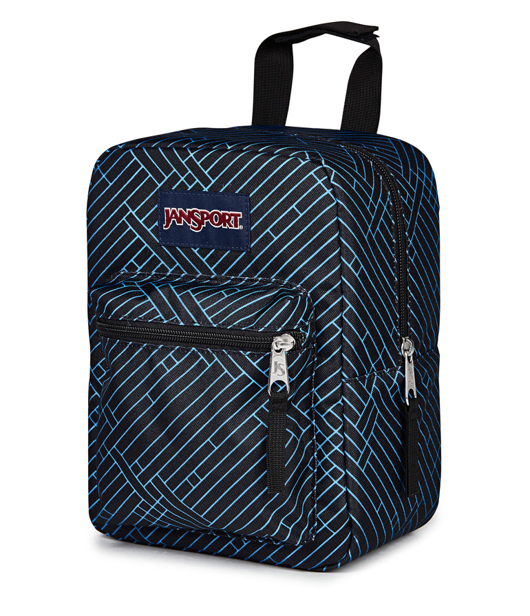 JanSport Big Break Lunch Bag - Team Stripes Black