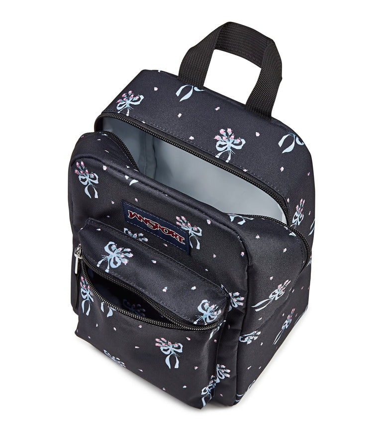 JanSport Big Break Lunch Bag - Pastel Petals Black
