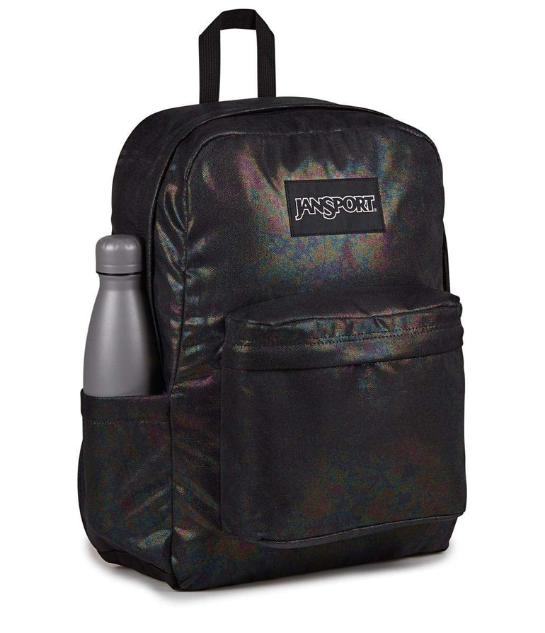 JanSport SuperBreak Plus FX Backpack - Oil Slick Black