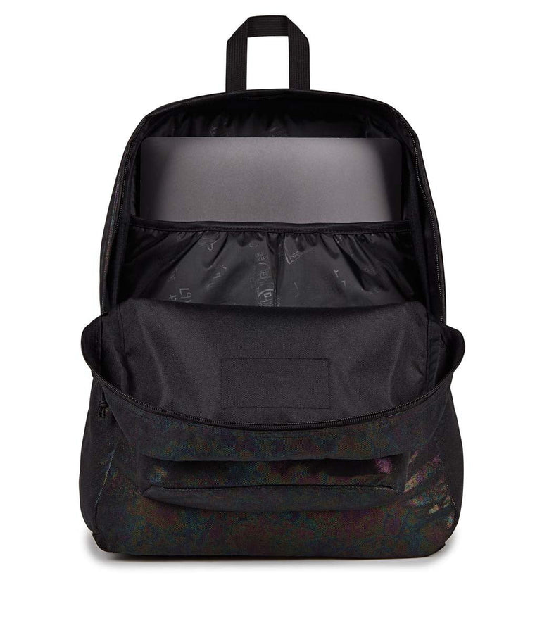 JanSport SuperBreak Plus FX Backpack - Oil Slick Black
