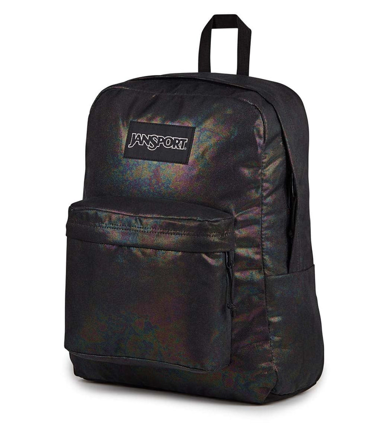 JanSport SuperBreak Plus FX Backpack - Oil Slick Black