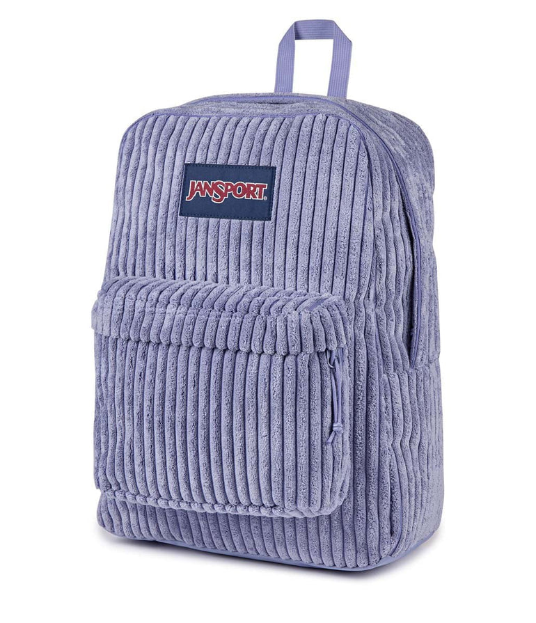 JanSport SuperBreak Plus FX Backpack - Surreal Corduroy Lavender Ash
