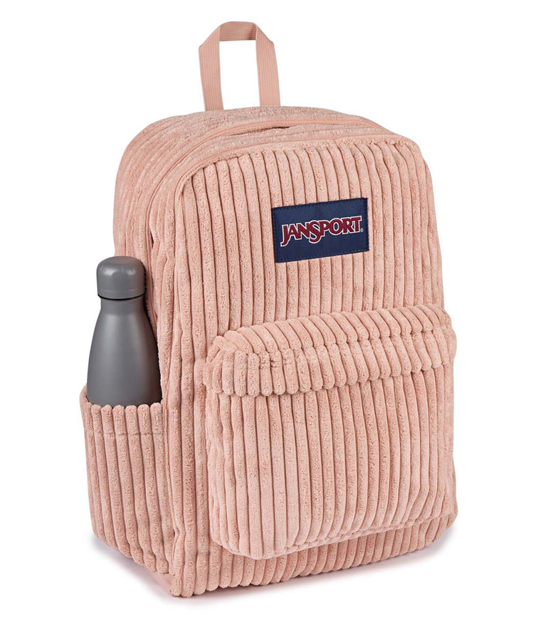 JanSport SuperBreak Plus FX Backpack - Surreal Corduroy Misty Rose