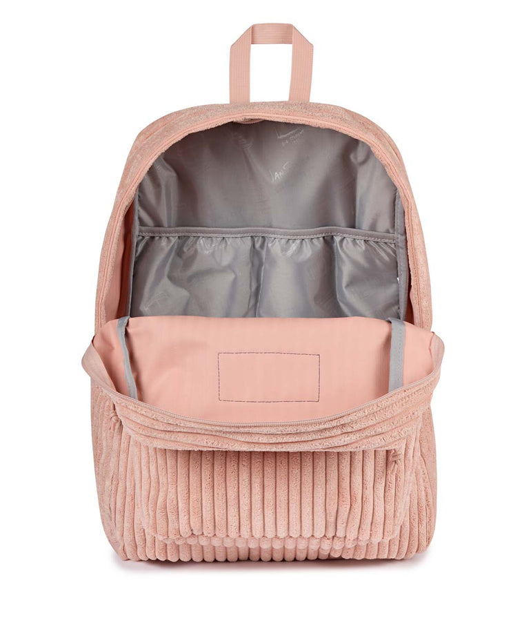 JanSport SuperBreak Plus FX Backpack - Surreal Corduroy Misty Rose