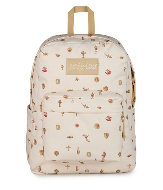 JanSport SuperBreak Plus Backpack - Gilded Relics Moon Flower
