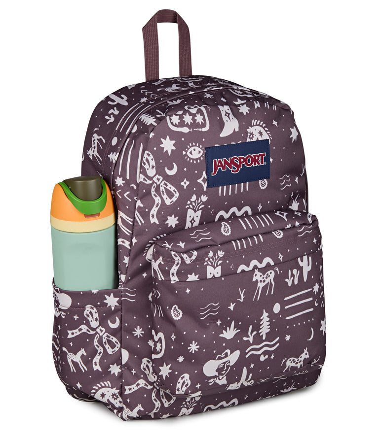 JanSport SuperBreak Plus Backpack - Yeehaw and Horses Mahogany