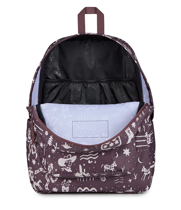 JanSport SuperBreak Plus Backpack - Yeehaw and Horses Mahogany
