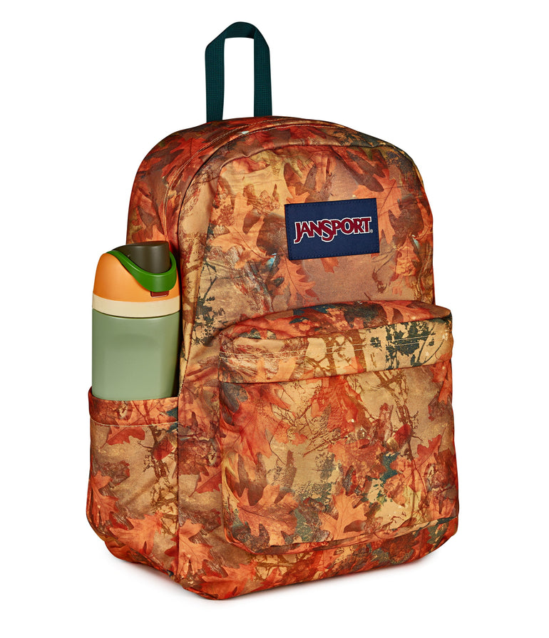 JanSport SuperBreak Plus Backpack - Bogcore Camo Orange