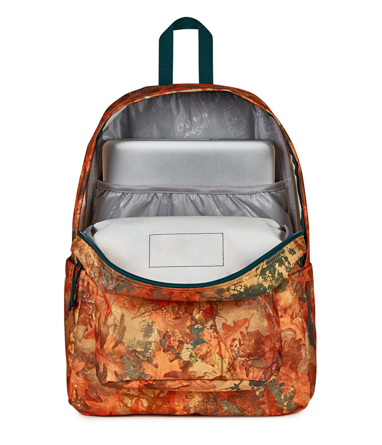 JanSport SuperBreak Plus Backpack - Bogcore Camo Orange