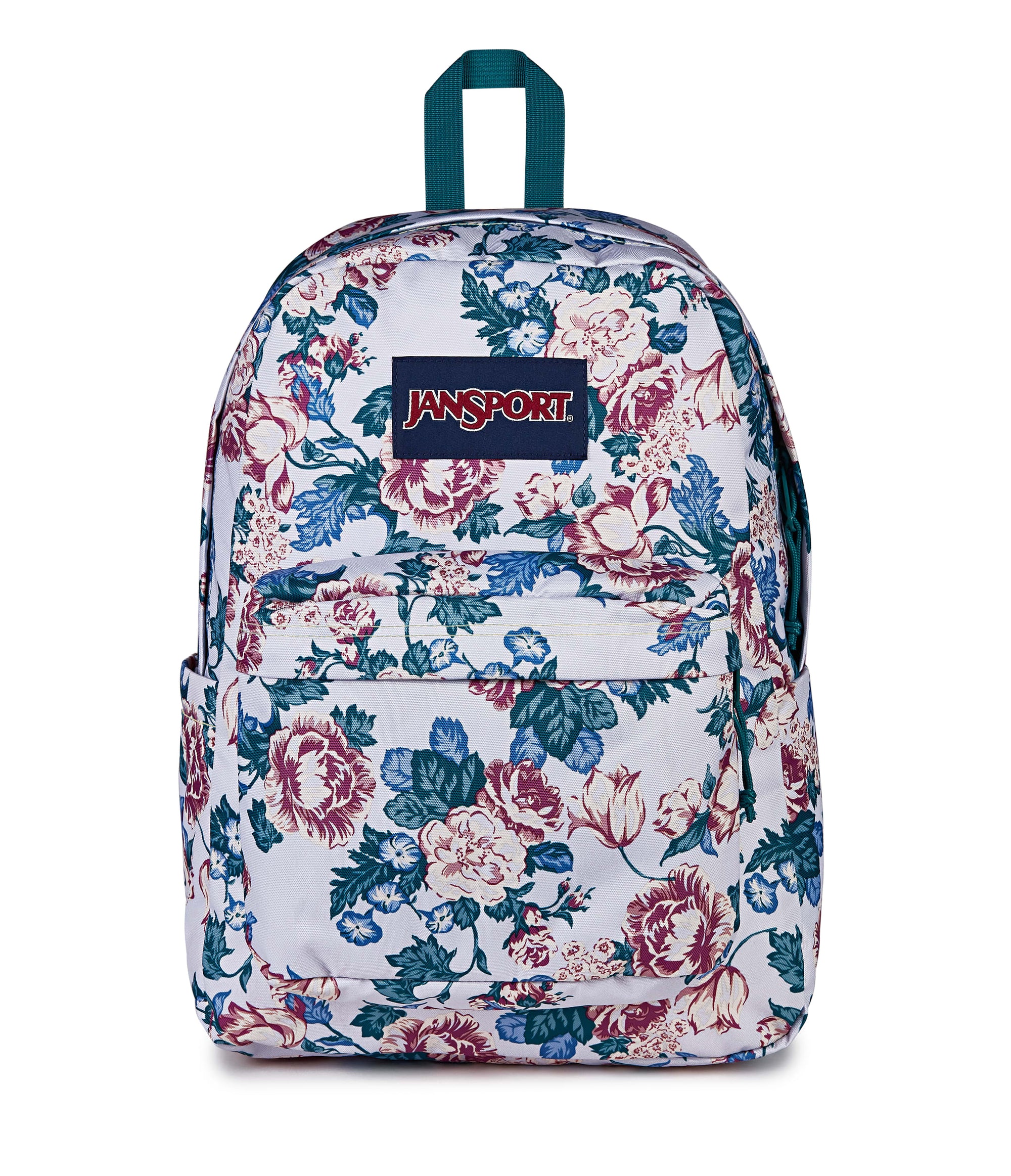 JanSport SuperBreak Plus Backpack - Rustic Roses Moon Flower