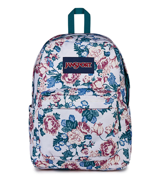JanSport SuperBreak Plus Backpack - Rustic Roses Moon Flower