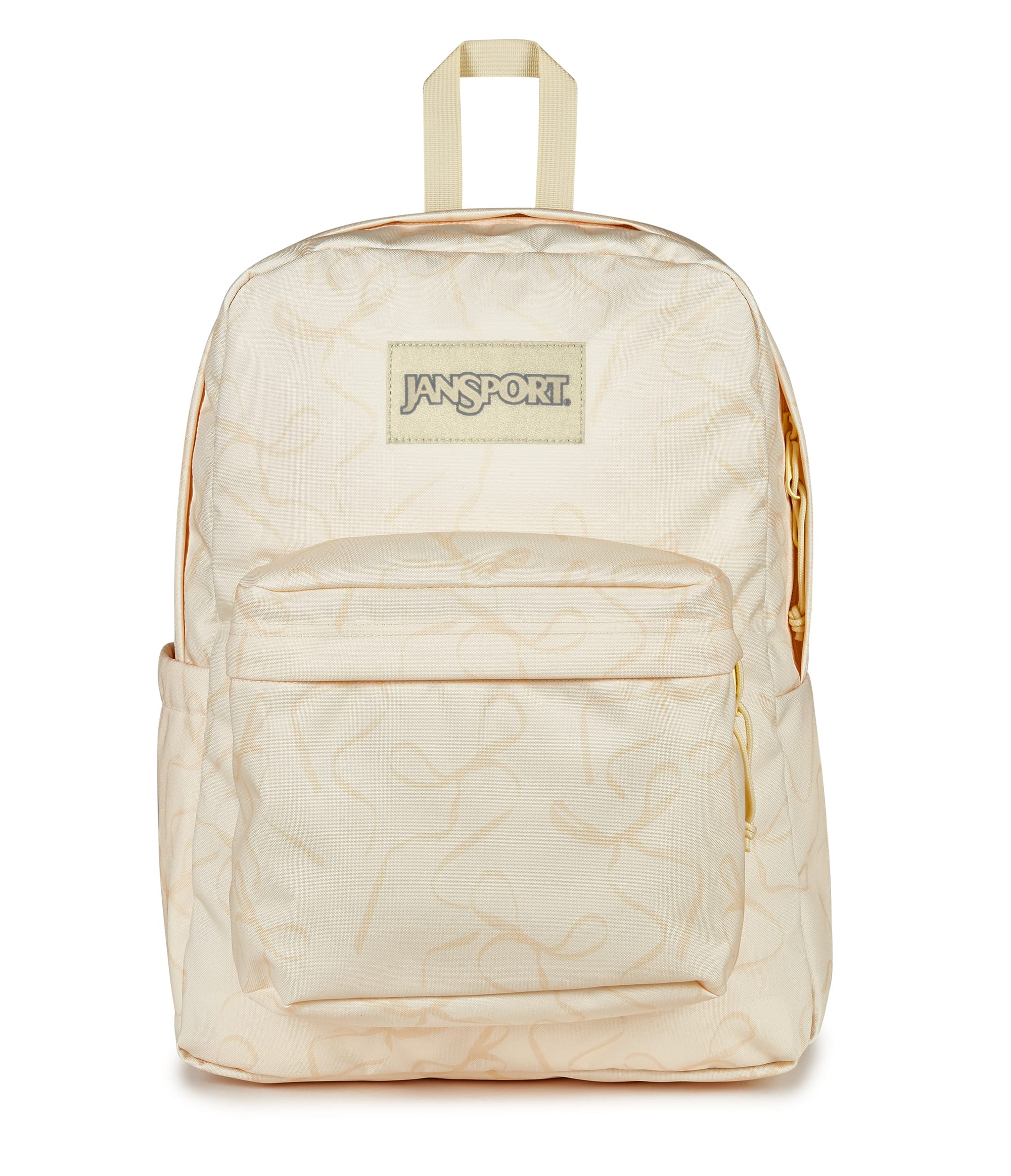 JanSport SuperBreak Plus Backpack - Rows of Bows Lemon