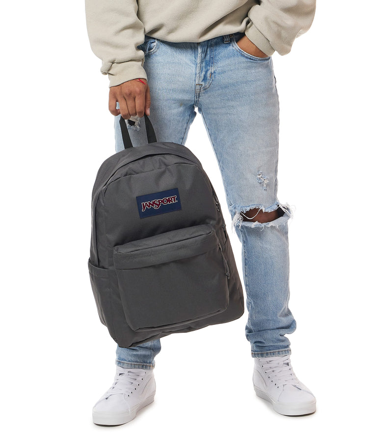 JanSport SuperBreak Plus Backpack - Smokey Grit