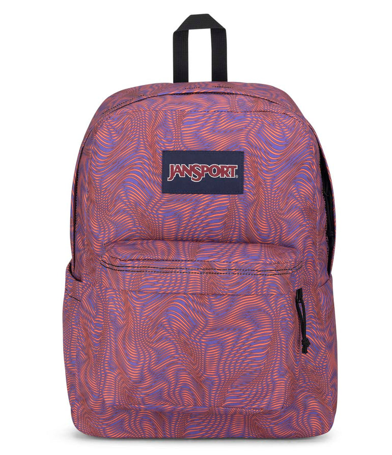 JanSport SuperBreak Plus Backpack - Moire Ripples