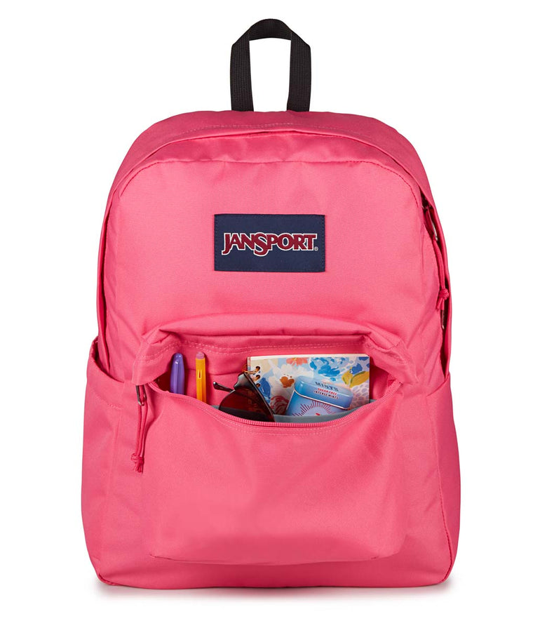 JanSport SuperBreak Plus Backpack - Posh Pink