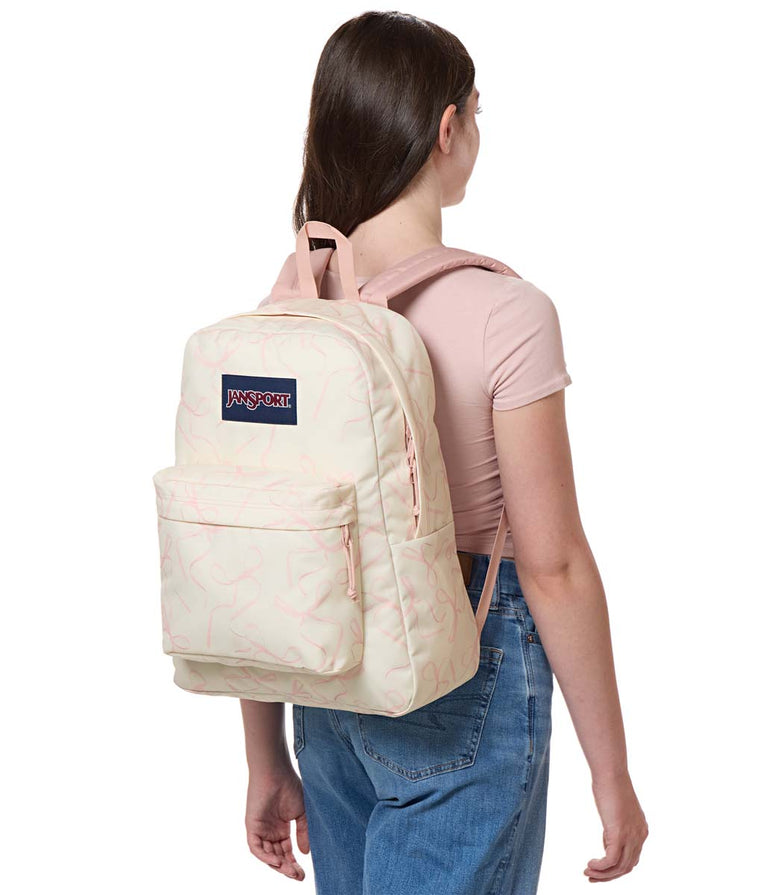 JanSport SuperBreak Plus Backpack - Rows of Bows