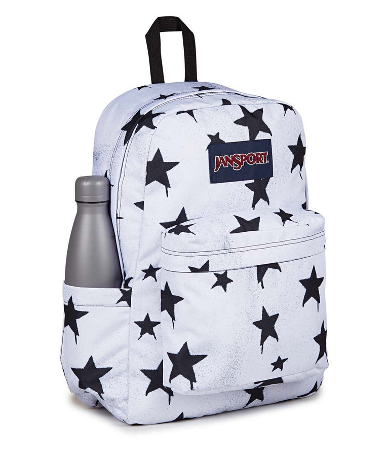 JanSport SuperBreak Plus Backpack - Sprayed Stars Black