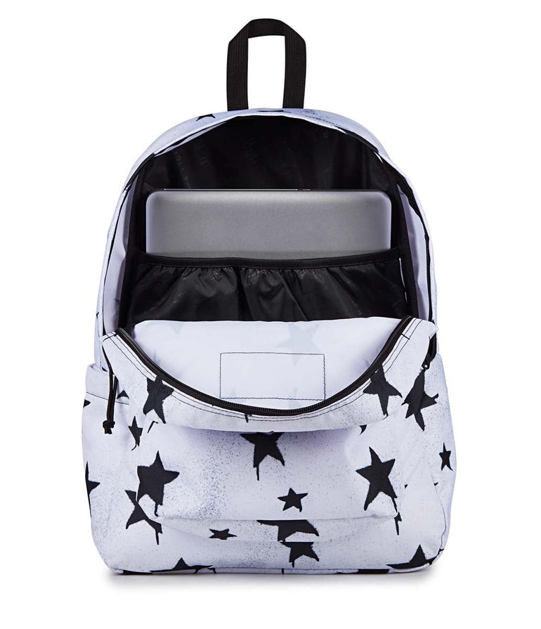 JanSport SuperBreak Plus Backpack - Sprayed Stars Black