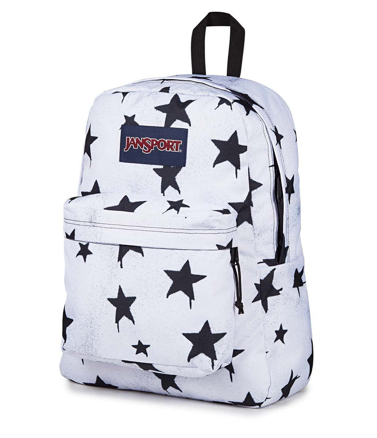 JanSport SuperBreak Plus Backpack - Sprayed Stars Black