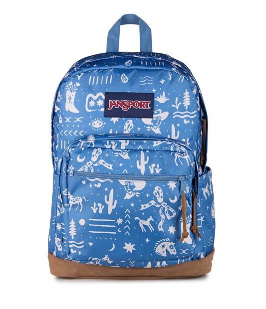 JanSport Right Pack Backpack - Yeehaw and Horses Elemental Blue