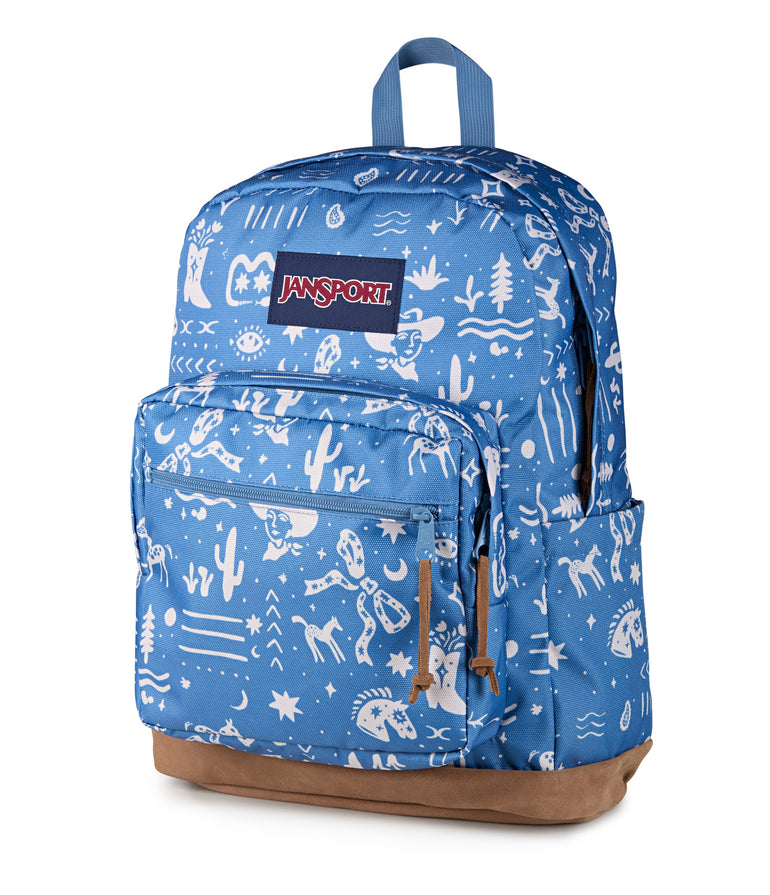 JanSport Right Pack Backpack - Yeehaw and Horses Elemental Blue