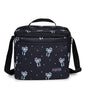 JanSport Super Snack Lunch Bag - Pastel Petals Black