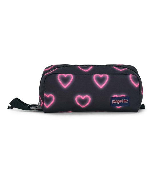 JanSport Perfect Pouch - Happy Hearts Black