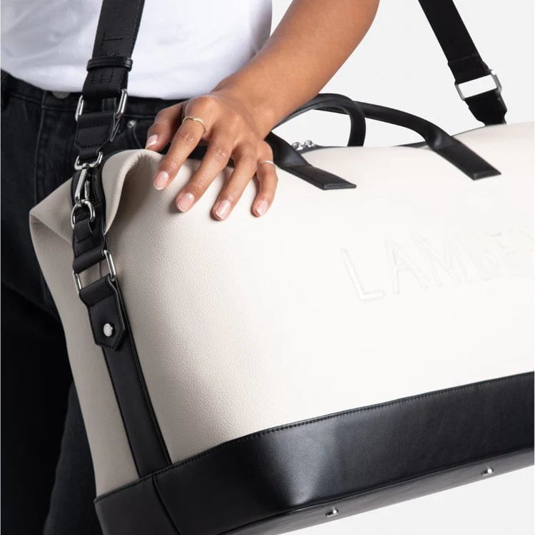 Lambert The June - Oyster Vegan Leather Travel Bag