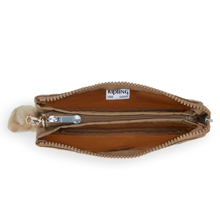 Kipling Creativity Grande pochette multifonction - Early Tan