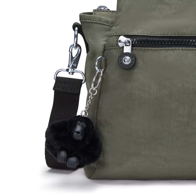 Kipling Elysia Shoulder Bag - Green Moss