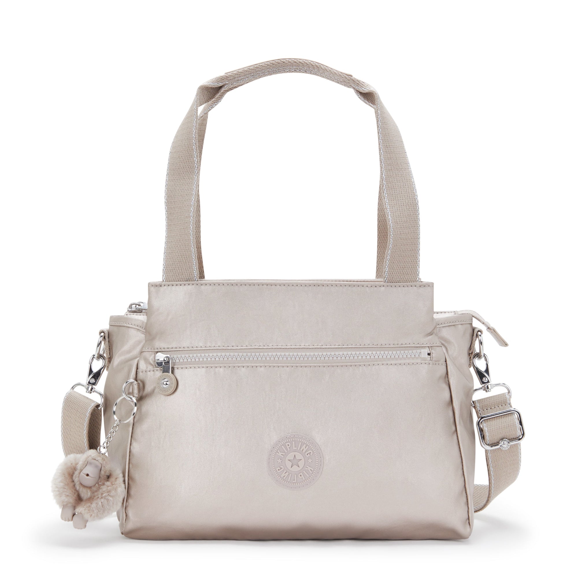 Kipling Elysia Metallic Shoulder Bag - Metallic Glow