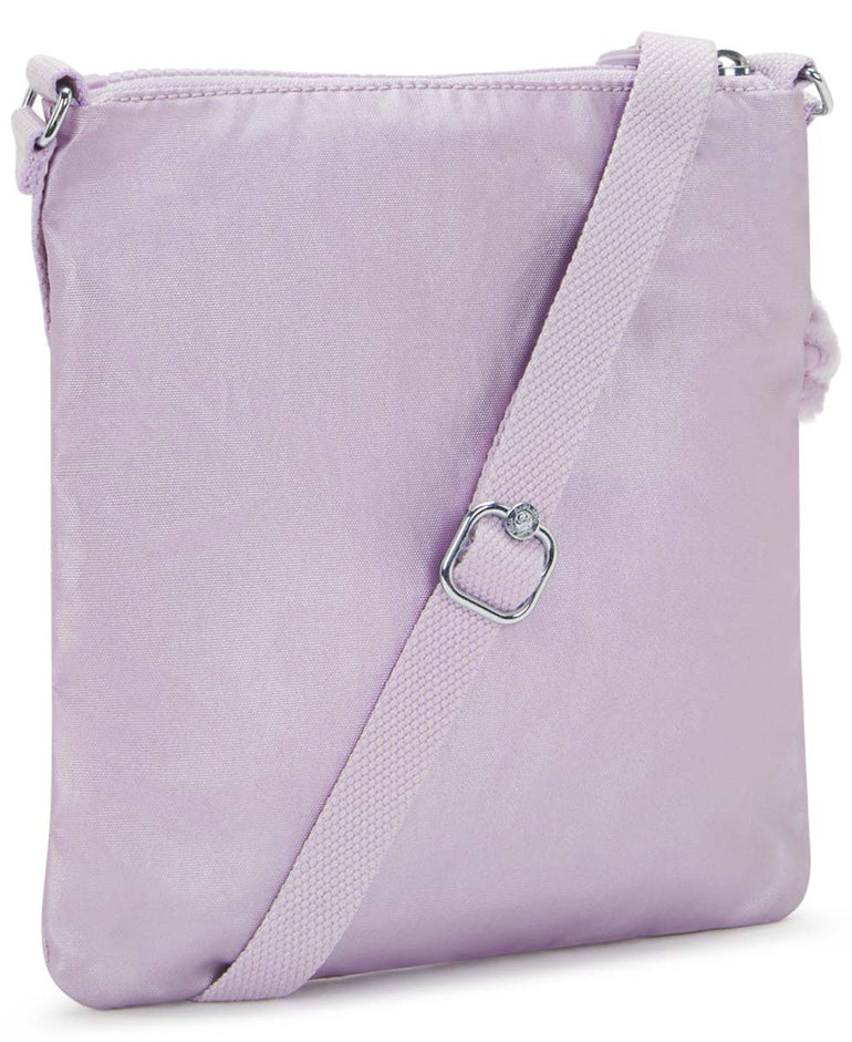 Kipling Keiko Metallic Crossbody Mini Bag - Lilac Moon Metallic