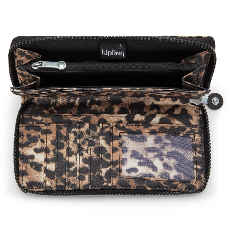 Kipling Money World Portefeuille imprimé - Wild Leopard