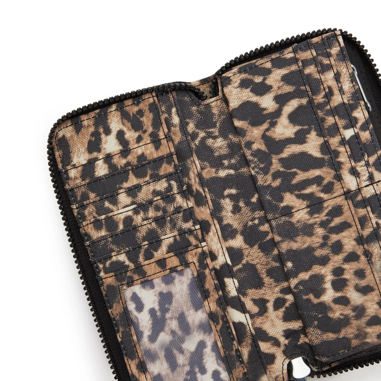 Kipling Money World Portefeuille imprimé - Wild Leopard