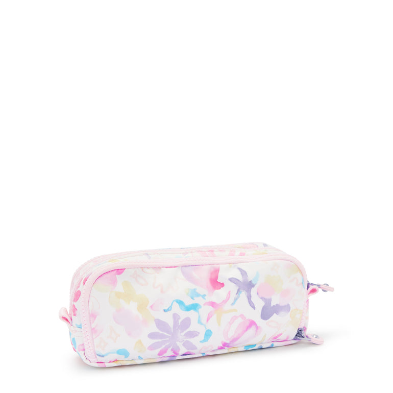 Kipling Gitroy Printed Pencil Case - Aqua Sea