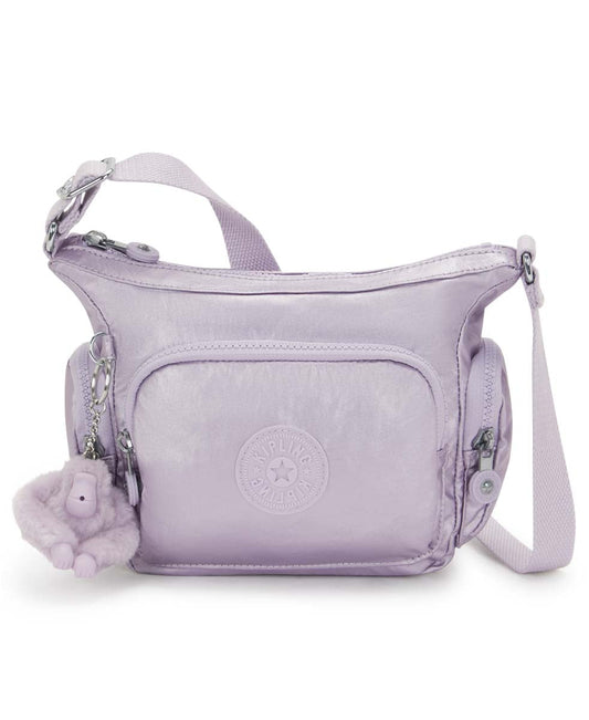 Kipling Gabbie Mini Metallic Crossbody Bag - Lilac Moon Metallic