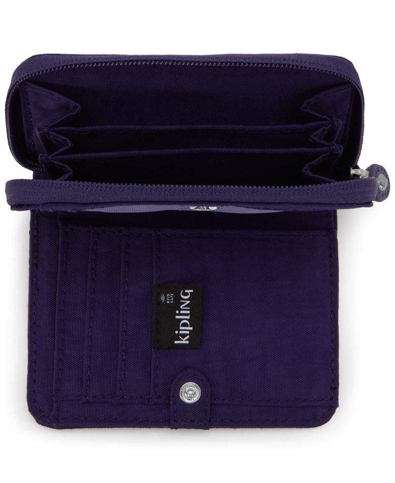 Kipling Money Love Small Wallet - Moonlit Blue