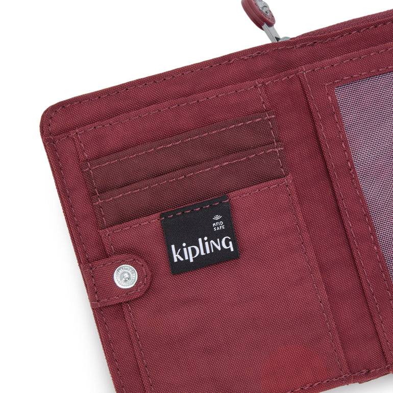 Kipling Money Love Small Wallet - Lounge Wine