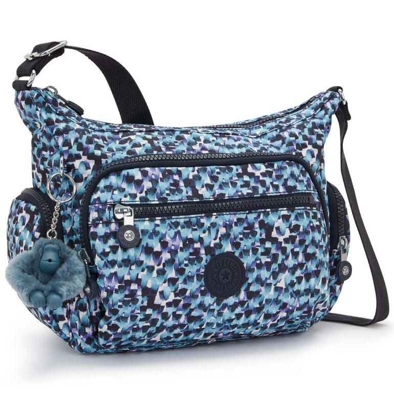 Kipling Gabbie Small Printed Crossbody Bag - Rainy Feathers
